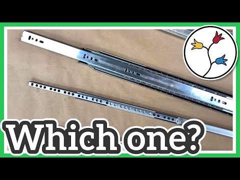 How to choose the right DRAWER SLIDE: Different drawer runners explained