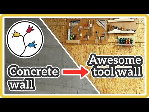 FRENCH-CLEAT WALL – YOU can make flexible tool storage for YOUR woodworking shop