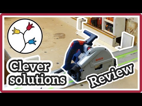 BOSCH GKT 55 GCE – TRACK SAW REVIEW – tips and practical solutions (plunge saw review)