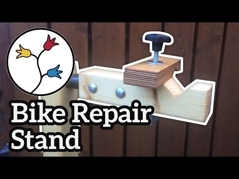 How to build a bike repair stand