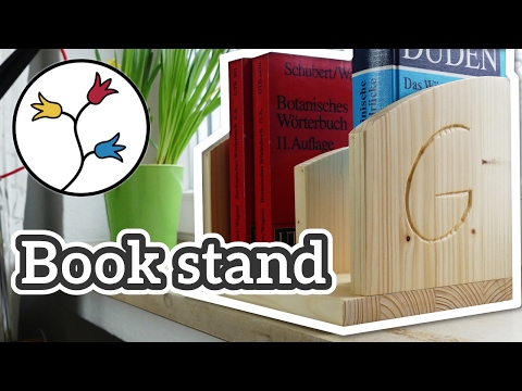 YOU can make this book stand with carved initials – Valentine’s Day Maker Challenge